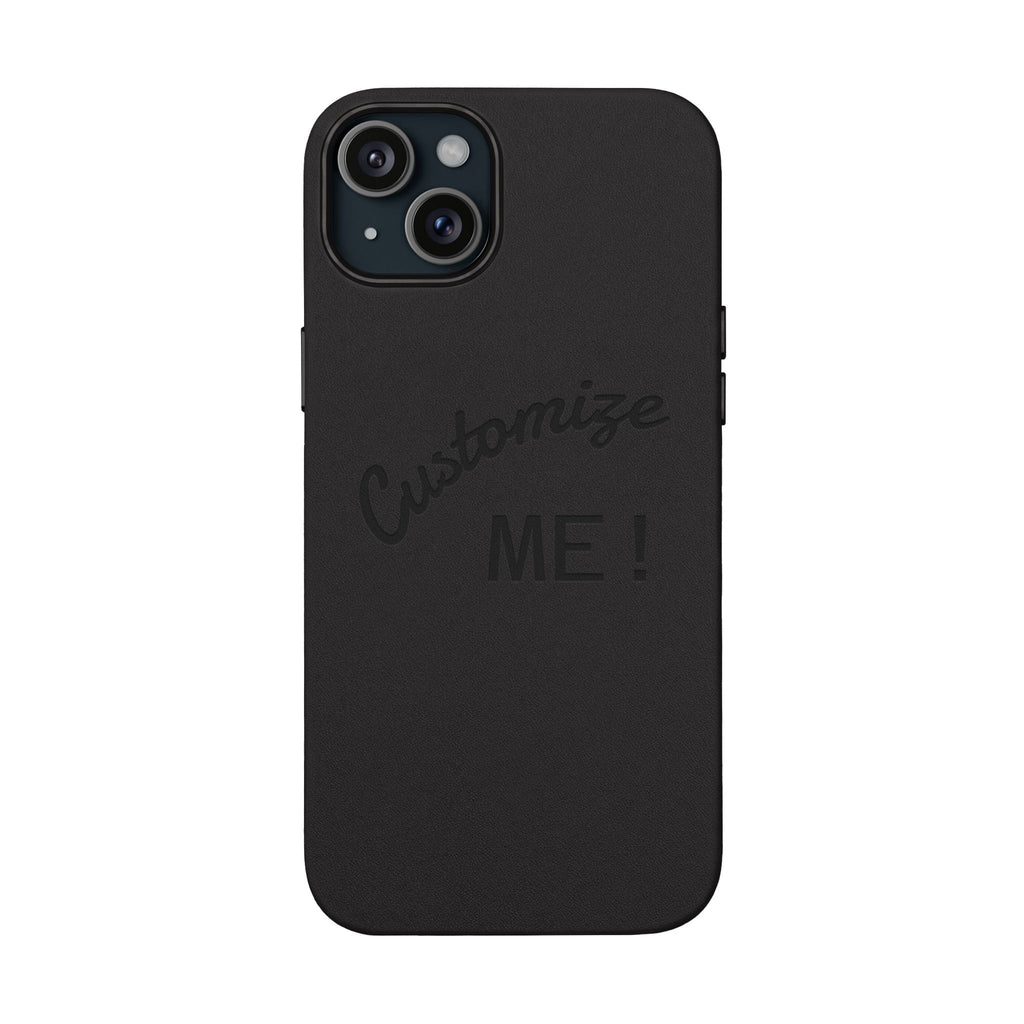 Custom Engraved PU Leather Phone Case