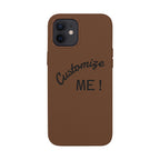 Custom Engraved PU Leather Phone Case