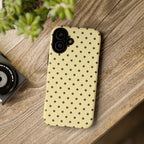 Yellow Polka Dot  Phone Case