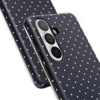 Navy Polka Dots Phone Case