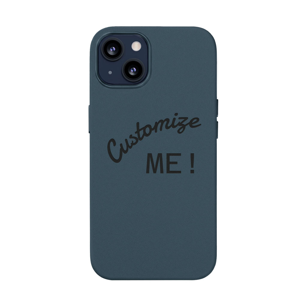 Custom Engraved PU Leather Phone Case