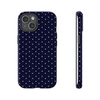 Navy Polka Dots Phone Case