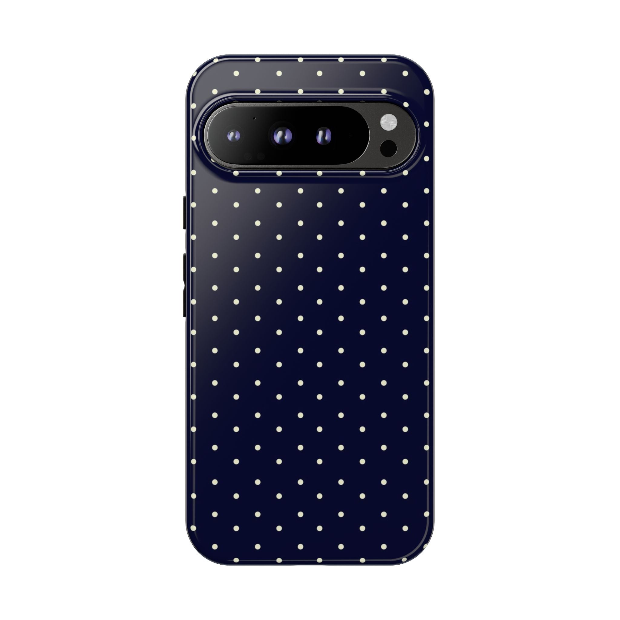 Navy Polka Dots Phone Case
