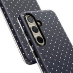 Navy Polka Dots Phone Case