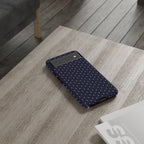 Navy Polka Dots Phone Case