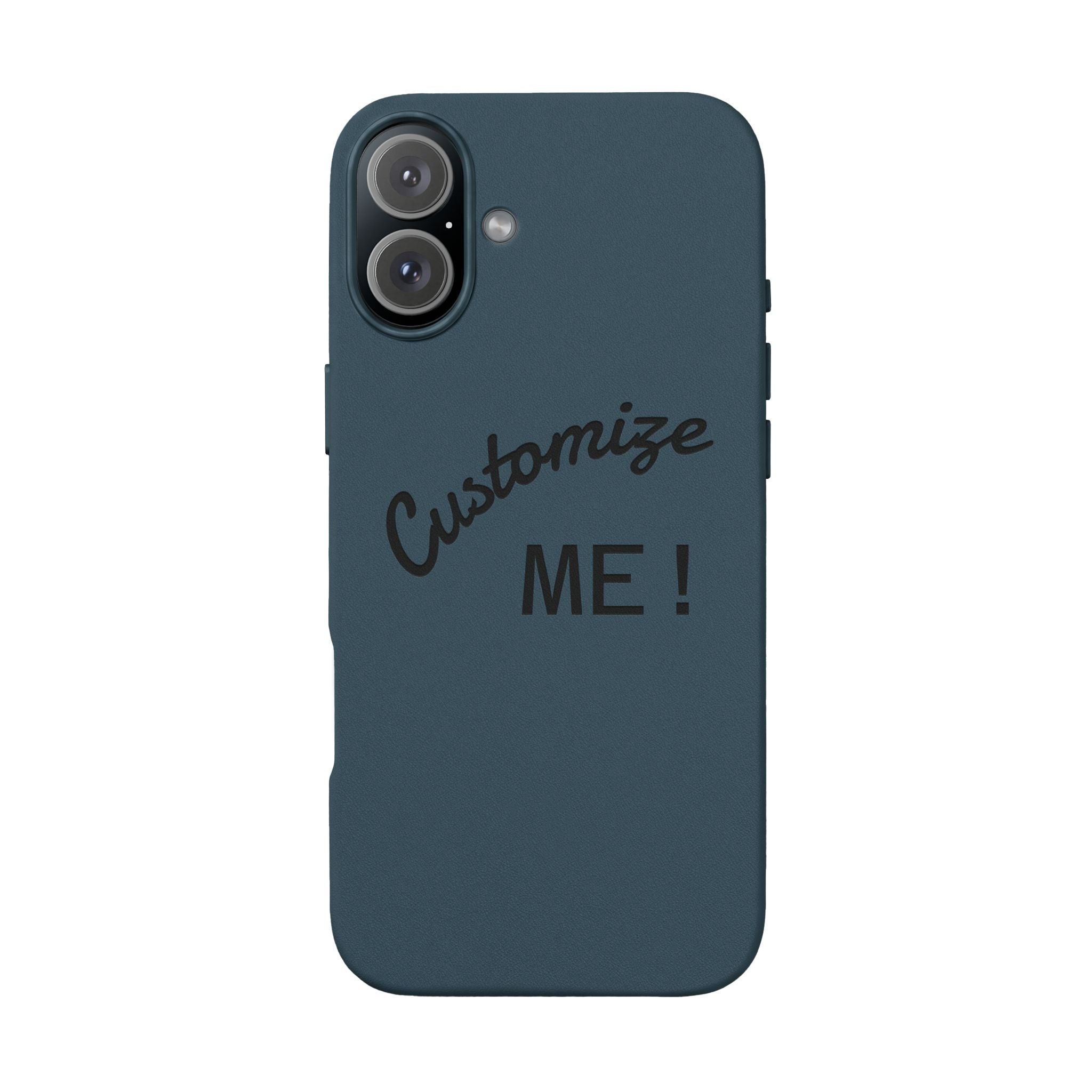 Custom Engraved PU Leather Phone Case