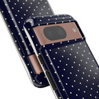Navy Polka Dots Phone Case