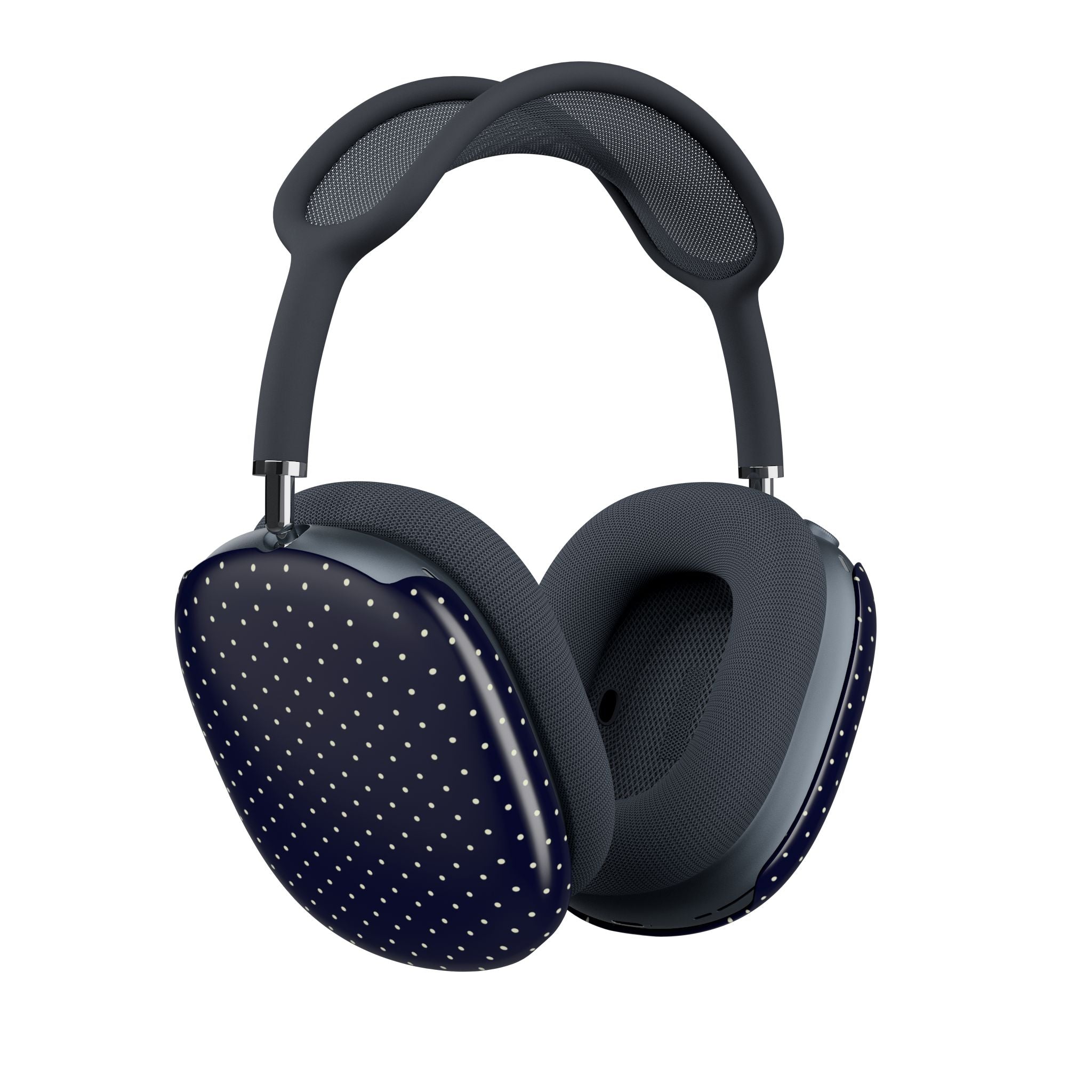 Navy Polka Dots AirPods Max Case