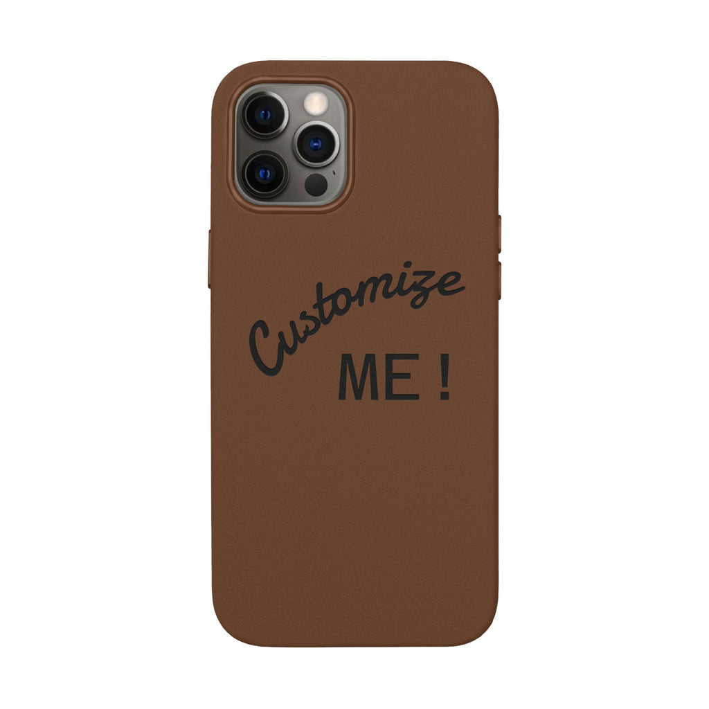 Custom Engraved PU Leather Phone Case