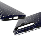 Navy Polka Dots Phone Case